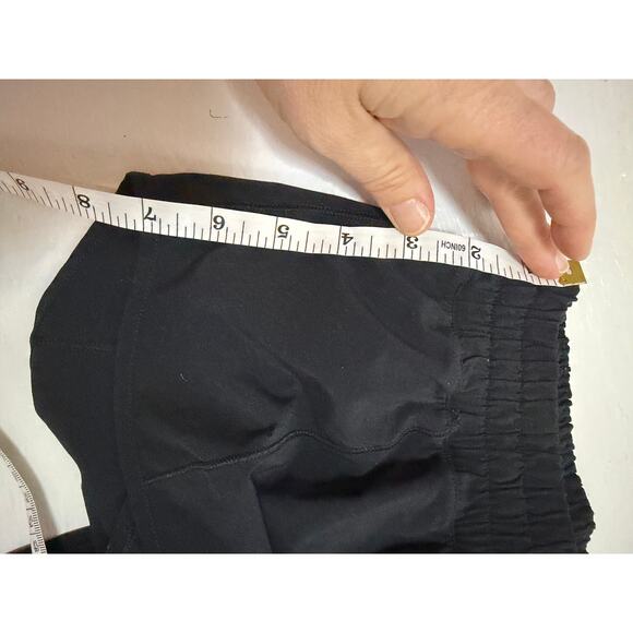 CRZ yoga black short shorts activewear sz XS, no tag measurements provided - Picture 7 of 8